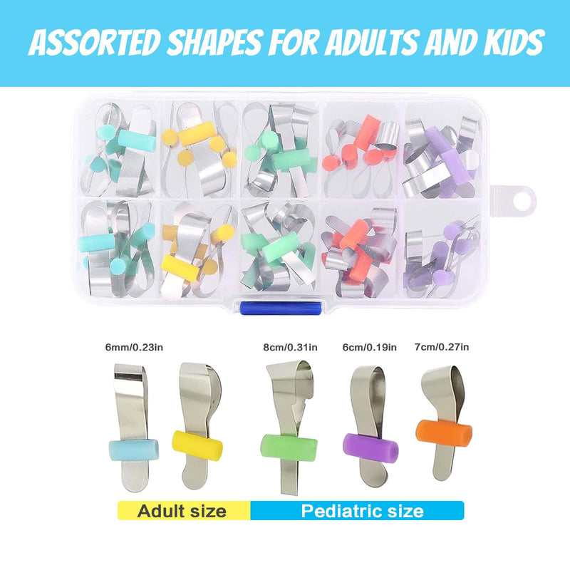 [Australia - AusPower] - Dental Metal Restoration Matrix Bands, Orthodontic Sectional Contoured Metal Matrices, Dentistry Matrix Sheet Retainerless Automatrix with Lock. (Set) Set 