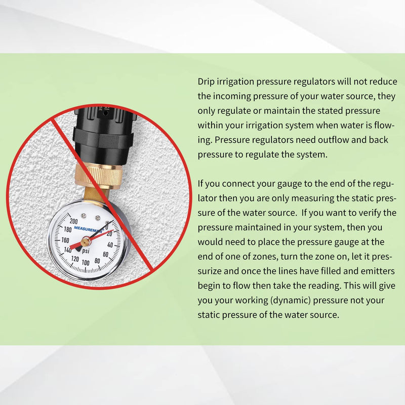 [Australia - AusPower] - Moistenland [2023 Upgraded] Pressure Regulator 25 PSI, 3/4" FHT × 3/4“ MHT, Acrylonitrile Butadiene Styrene, Pressure Reducer Low Flow Valve, Great for Drip Irrigation System (2 Pack) 