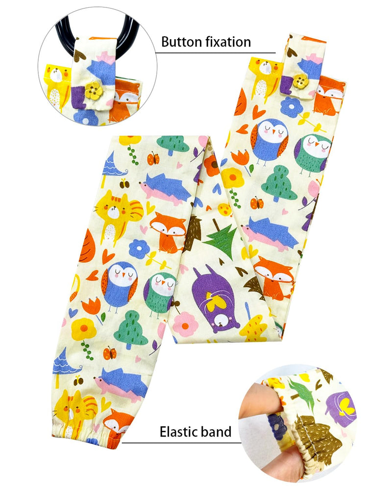 [Australia - AusPower] - Cartoon Animal Stethoscope Cover, Stethoscope Protective Decor Cover for Doctor Nurse 