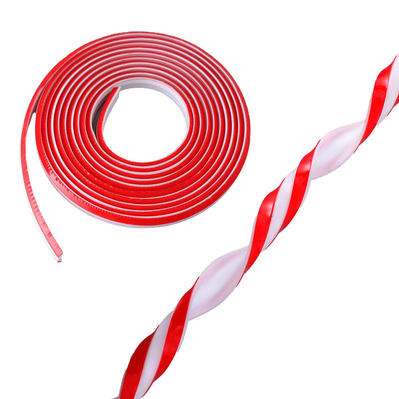 6m (19.7ft) Self-Adhesive Floor Molding Trim - Flexible TPE Baseboard Edging for Floors, Walls, Countertops