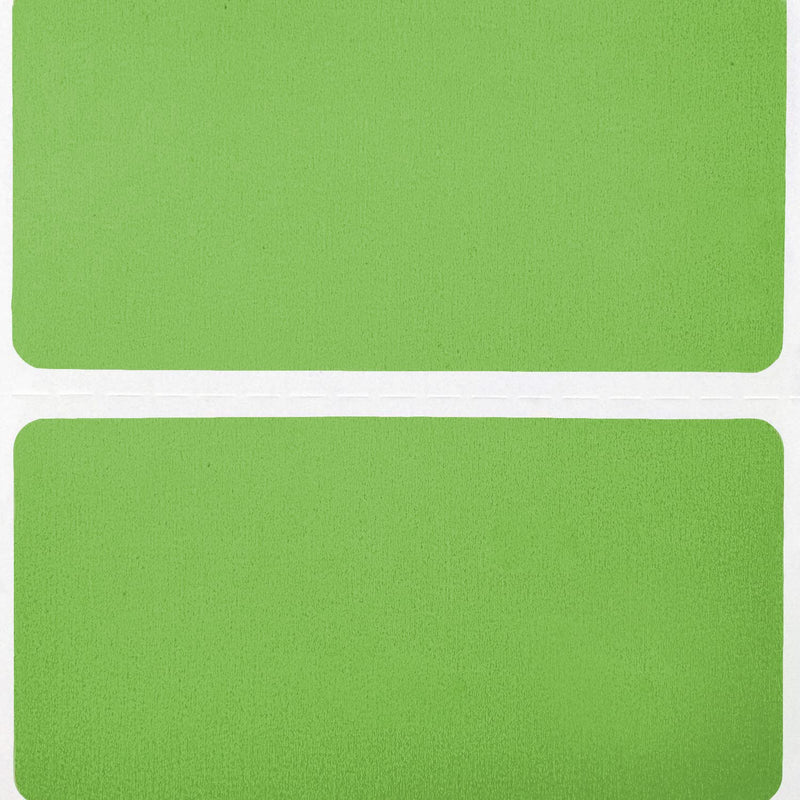 Zebra Green Barcode Labels 2" x 1 (LV-56001G)