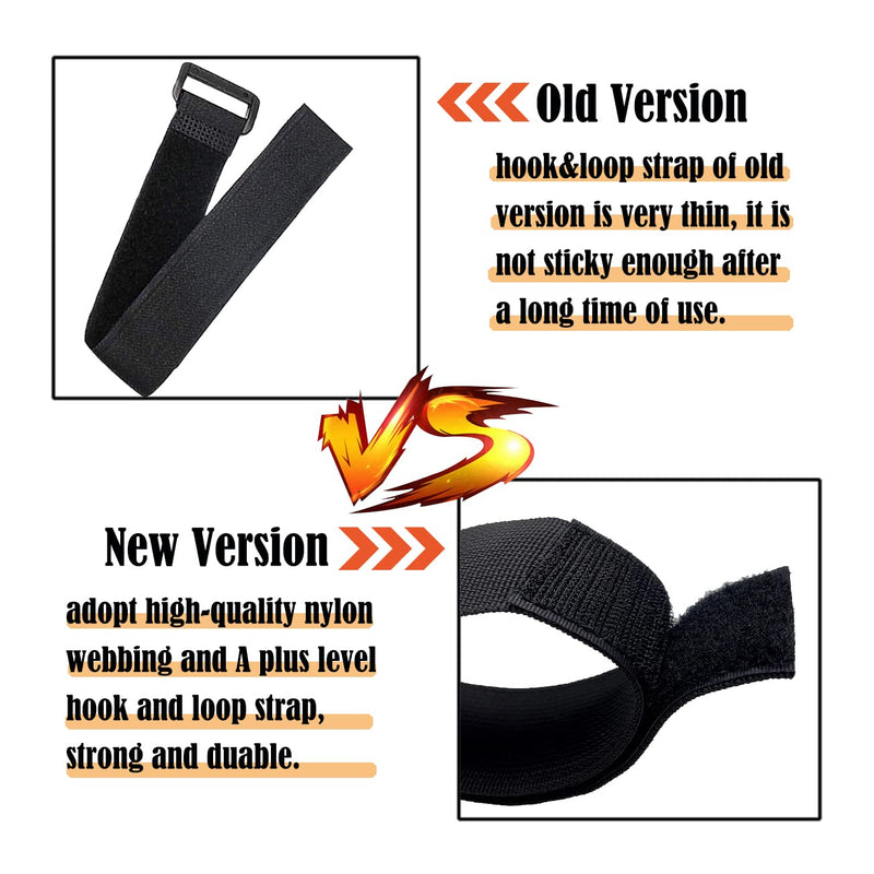 [Australia - AusPower] - Soft Top Straps,Back Window Straps for Jeep Wrangler JK,Soft Top Tie Down Straps for Jeep,Heavy Duty Rear Window Straps,Black,(Pack of 4) Black 