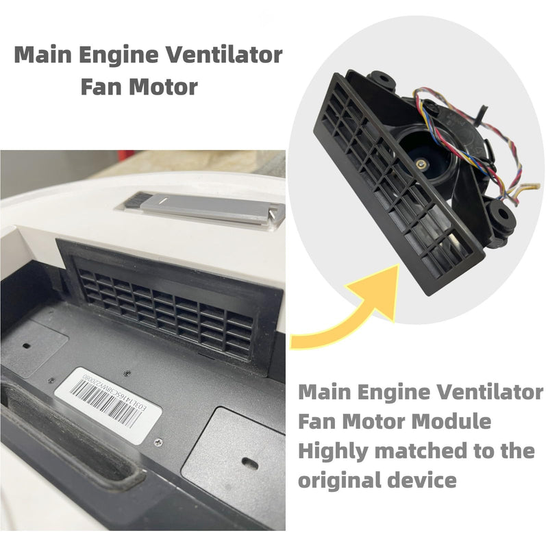 [Australia - AusPower] - Vacuum Cleaner Engine Ventilation Motor Fan for Ecovacs Deebot ozmo Yeedi T8 T9 T8AIVI N8 Pro N8 Pro Plus N8 N8+ 950 T5 N7 Series Robot Vacuum Cleaner Fan Motor Module Replacement Parts 