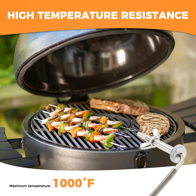 [Australia - AusPower] - Mgoodoo E6480 Spring Design Heat Sensor RTD Temp Probe Compatible with Char-Griller AKORN AUTO-KAMADO (2 Pack) 