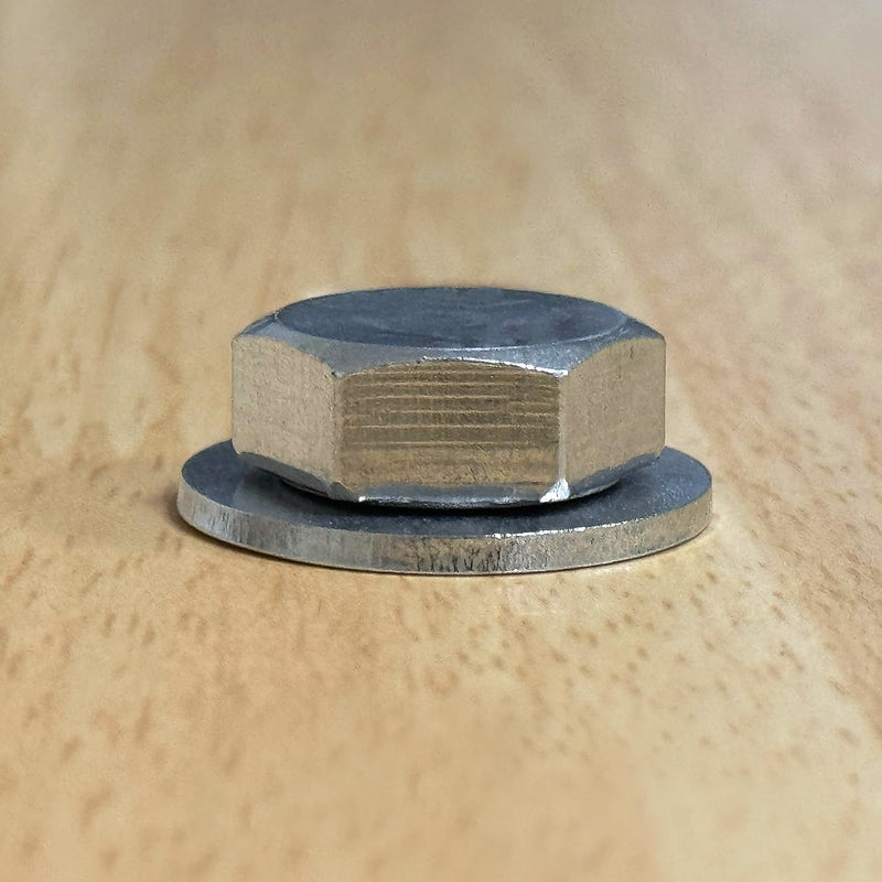 [Australia - AusPower] - M8 x 16mm OD Flat Washer, 18-8 (304) Stainless Steel Washers Flat, 50PCS M8/304 Silver 