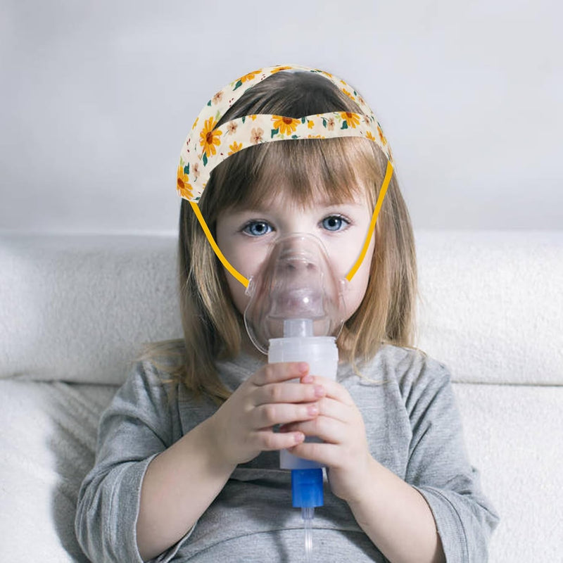 [Australia - AusPower] - Kids Nebulizer Mask Head Strap - Children's Mask Strap for Nebulizers, No-Slip Adjustable Nebulizer Head Attachment Strap 