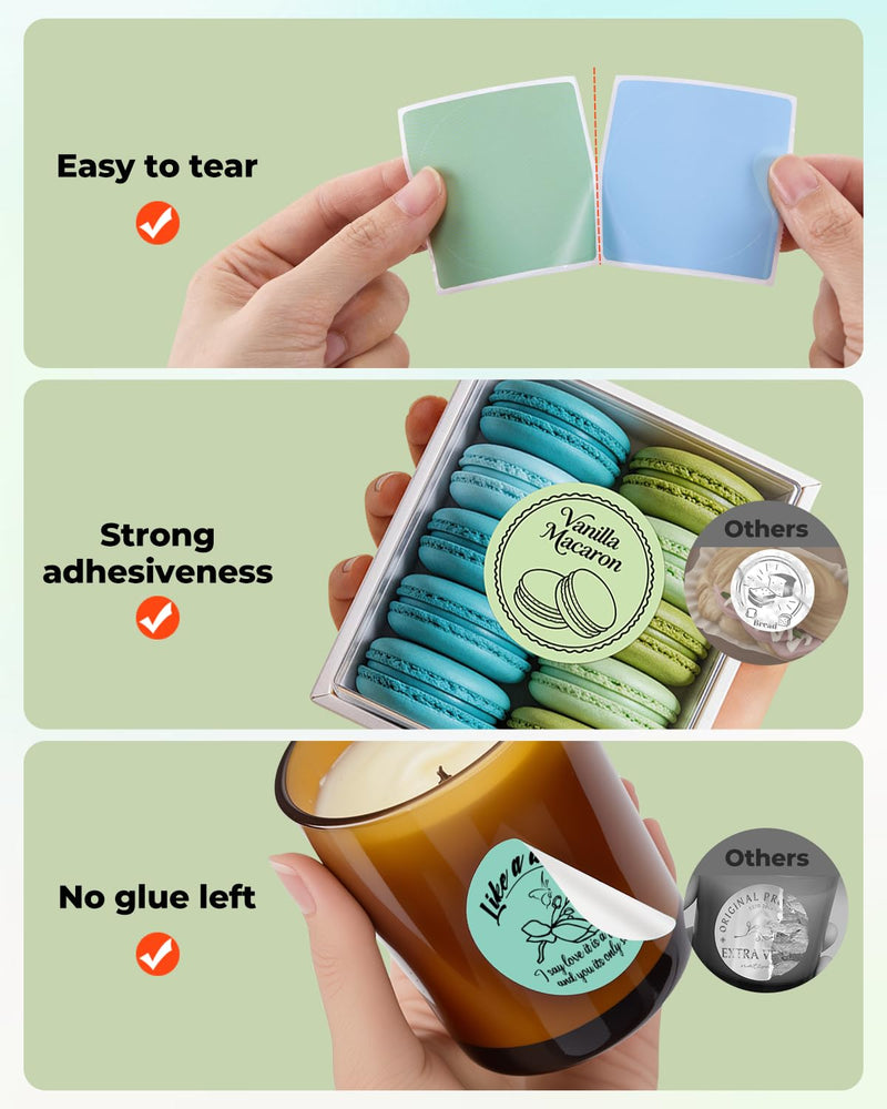 2 Inch Round Thermal Labels+2 Inch Circle Thermal Sticker Labels