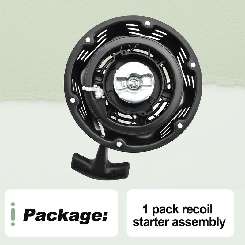[Australia - AusPower] - Recoil Starter Assembly with Pull Cord Black Fits for Gx390 Champion 4500w 4000w 3500w 3000w 46598 212cc 224cc 196cc Predator 3500w 4000w Firman Generator 