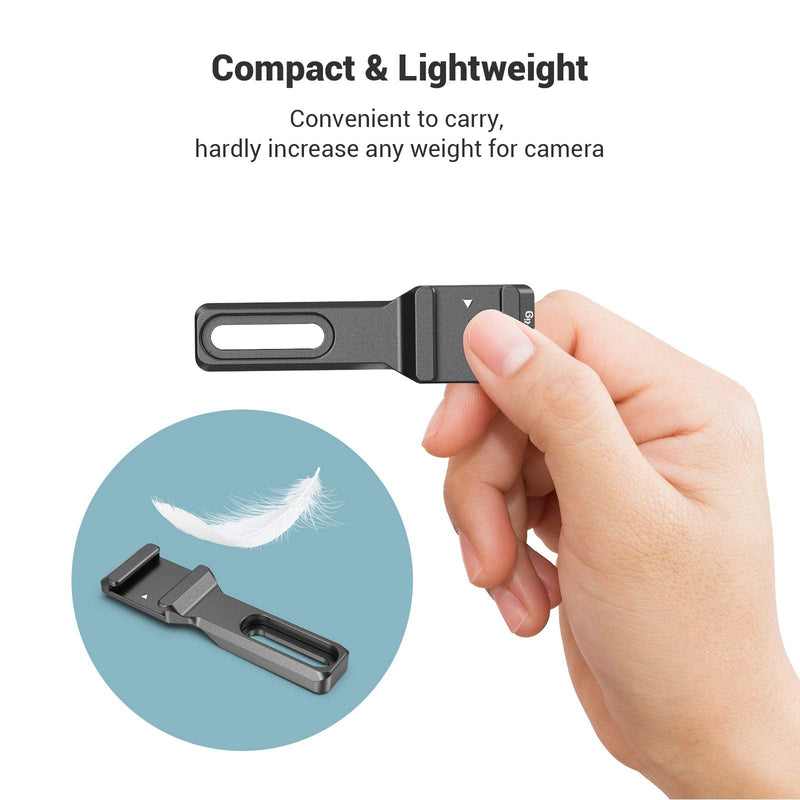 [Australia - AusPower] - SmallRig Cold Shoe Extension, Outrigger Shoe Mount Adapter for Microphone, EVF and Camera Accessories - 2879 