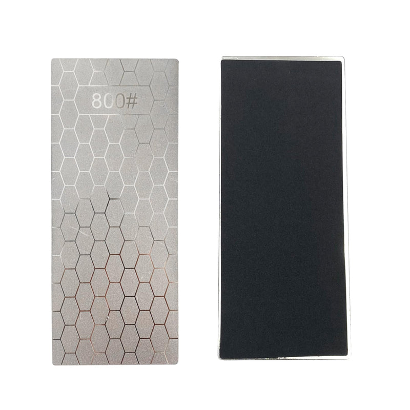 5 Pieces Diamond Knife Sharpener, 80/200/400/800/2000 Grit Sharpening Stones for Kitchen Knives, Scissors and Outdoor Activities