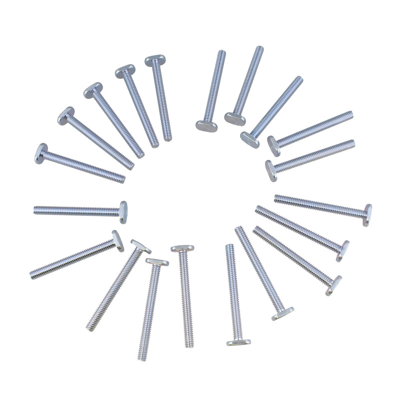 [Australia - AusPower] - DCT Tee Bolt Set – 20 Pack 2-1/2in T Bolts for Woodworking, T Track Bolts Jig Bolts, 1/4in 20 Thread T Bolt 2-1/2 x 1/4 Inch Bolt Shaft 