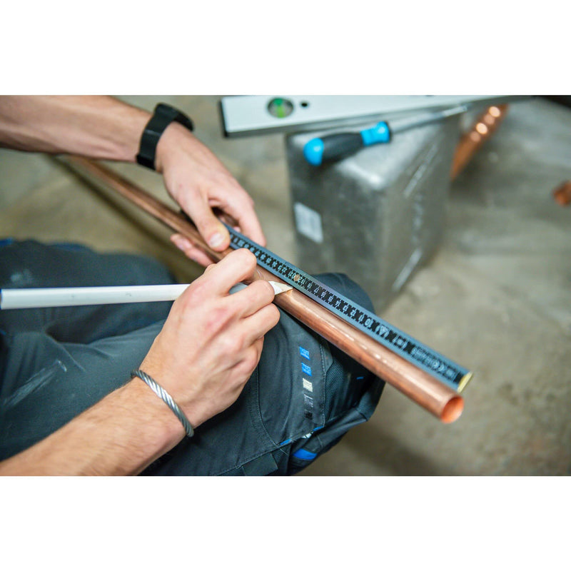 [Australia - AusPower] - HAZET Folding Ruler 2154-200 I Metre Bar 2 m, Scale: mm and cm, Printed on Both Sides, Measuring Tool with Internal Joints for Continuous Scaling, EC Accuracy Class III 