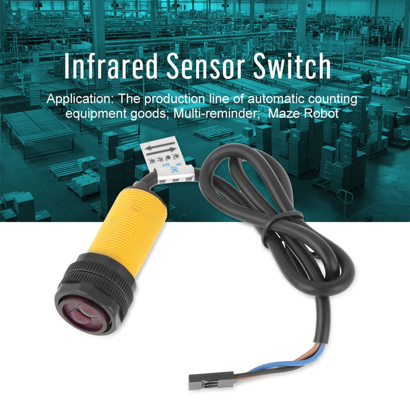 [Australia - AusPower] - Adjustable Infrared Obstacle Avoidance Detection Sensor Switch for Robotics: Used in Robot Obstacle Avoidance and Line Piece Detection, 5VDC 