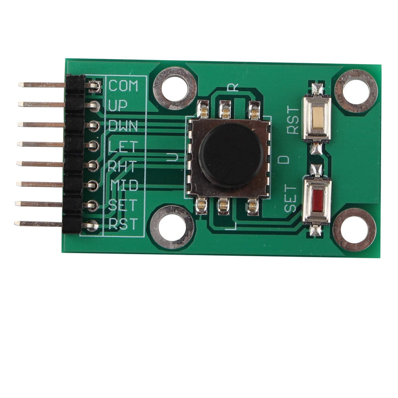 [Australia - AusPower] - HALJIA Pack of 5 Five Directions Navigation Button Module DIY Electronic PCB Board Compatible with MCU AVR Game 5D Rocker Joystick Independent Keyboard Switch Button Single Chip Arduino Module 
