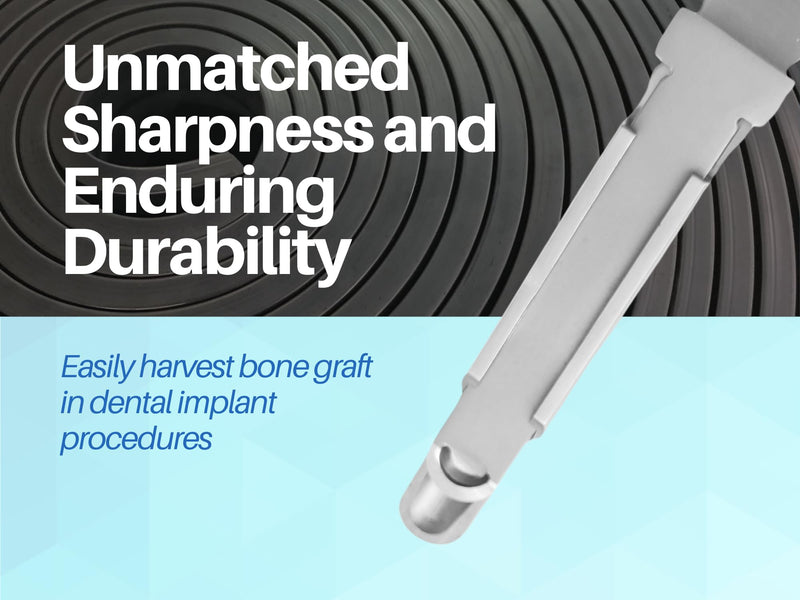 [Australia - AusPower] - Dental Bone Scraper | Hand Held Bone Grafting Tool | Bone Harvester Collector with Super Sharp Blade Artman Instruments 
