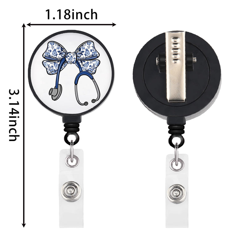 [Australia - AusPower] - Lywjyb Birdgot Stethoscope Badge Reel Medical Assistant Graduation Gift Medical Doctor Nurse Gift (Stethoscope Badge) 