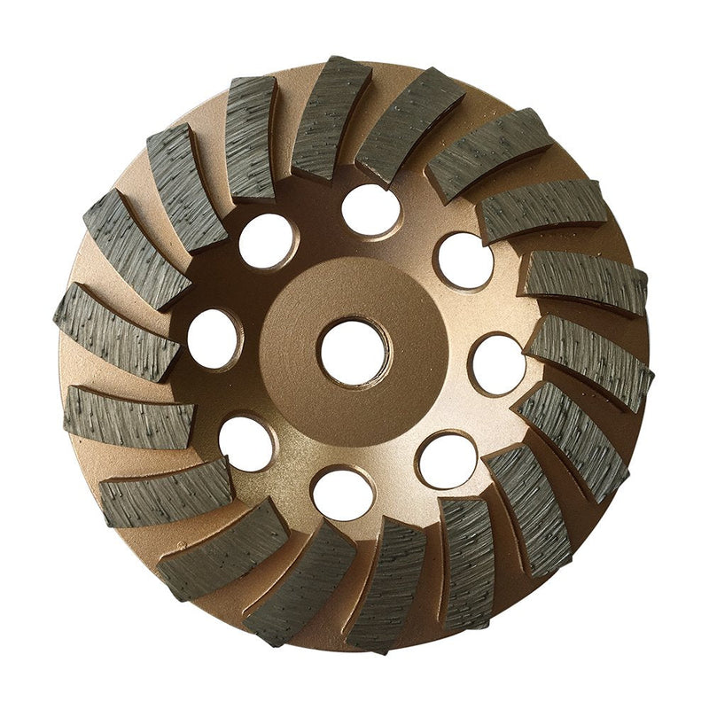[Australia - AusPower] - 4.5" Diamond Grinding Wheels for Concrete or Masonry, 18 Turbo Segments, 30/40 Grit, Medium Bond, 5/8"-11 Arbor 4.5" Diameter - 18 Segments 