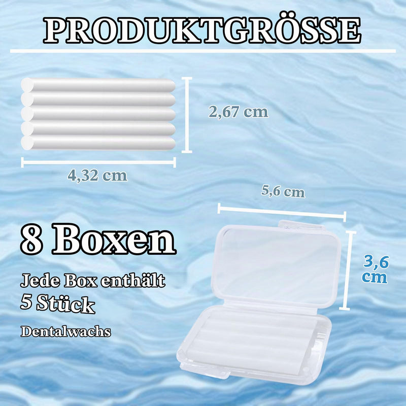 Orthodontic Wax for Braces and Dental Apparatus Clear Braces Wax Braces Wax 8 Sets