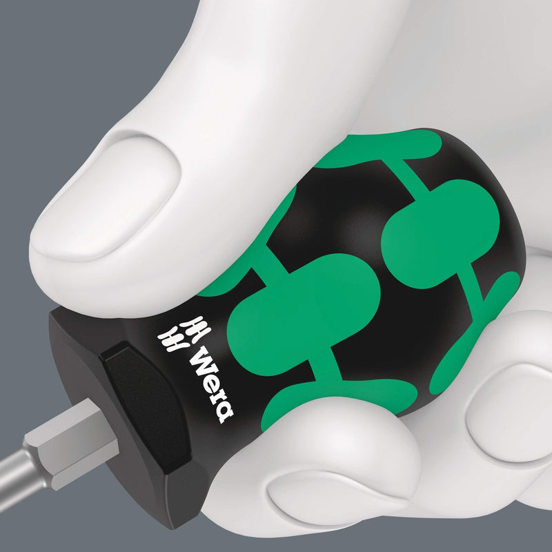 Wera 05008870001 Stubby Set 1 Screwdriver Set, 5 Pieces,Green