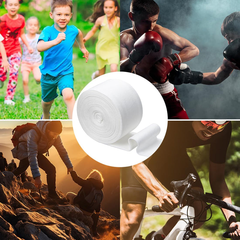 [Australia - AusPower] - Tubular Bandages Elastic Tubular Support Bandage Washable Compression Wrap Roll Support Sprain Bandage for Arm Leg Knee 10CM x 5M Natural Color 
