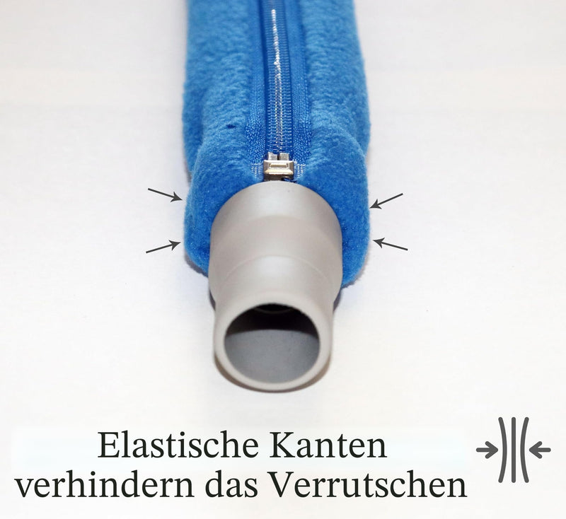 CPAP Hose Cover with 4 Retaining Clips, Soft Fleece Hose Insulator with Zipper, Universal and Fits Most CPAP Hoses.
