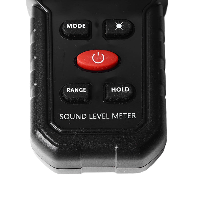 [Australia - AusPower] - S8607 Decibel Meter, Digital Sound Level Meter, Noise Decibel Portable SPL Meter 30dB to 130dB Data Hold with LCD Display Backlight Screen 