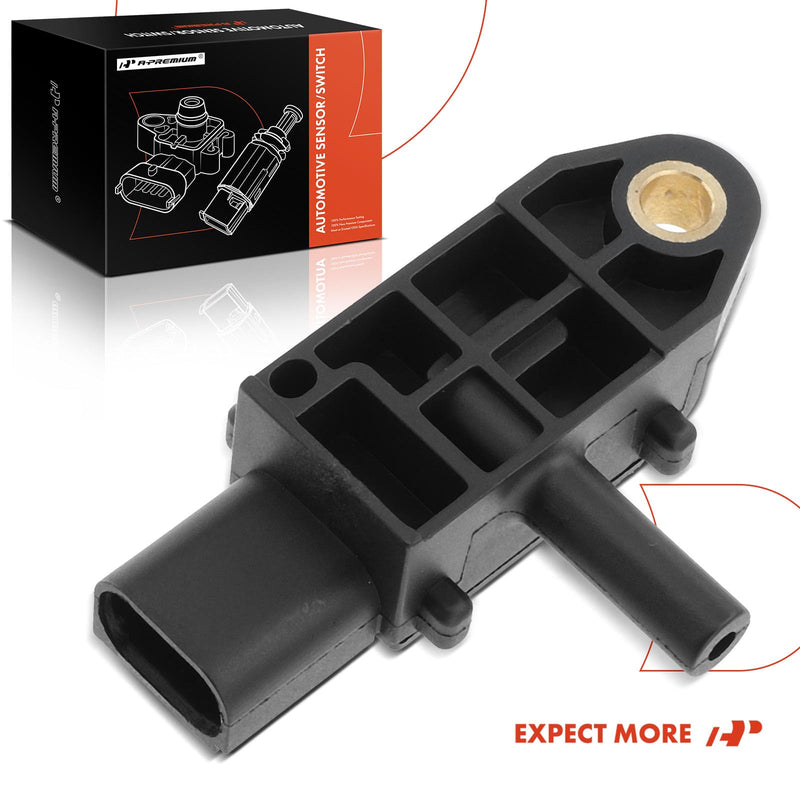 A-Premium Manifold Pressure MAP Sensor [W/ 3Pins] Compatible with 8Cyl 6.4L Ford F-250 F-350 F-450 F-550 Super Duty 2008 2009 2010 - Turbocharged Diesel