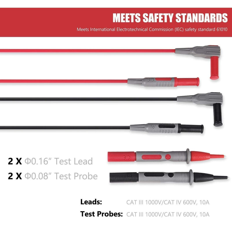 [Australia - AusPower] - AstroAI Digital Multimeter & Multimeter Test Leads 