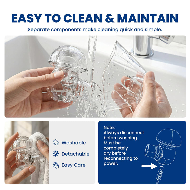 [Australia - AusPower] - iKeener Pet Mesh Nebulizer for Dogs & Cats, Portable Nebulizer for Pet Breathing Problems, 2 Adjustable Mist Modes, Low Noise, Rechargeable 600mAh Battery, Auto Shut-Off 