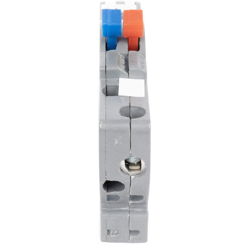 Connecticut Electric UBIZ1520 Newly Manufactured Zinsco R381520 Replacement, Twin/Tandem 15/20 Amp Thin Series Circuit Breaker, Gray