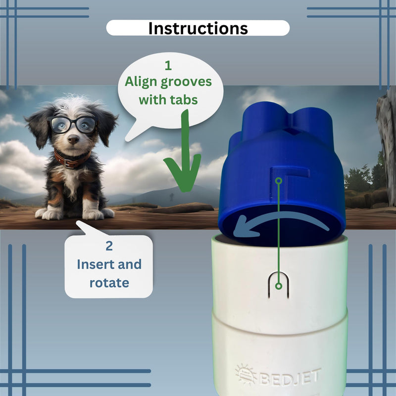 [Australia - AusPower] - Anesthesia Circuit Dryer Adapter, The best accessory for The Vet Bedjet Patient Warming system 