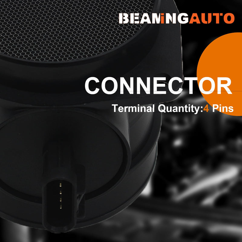 BEANMINGAUTO Mass Air Flow Sensor Meter MAF Compatible with Chevy & GMC & Pontiac & Buick & Cadillac Vehicles, fits for Impala, Equinox, Acadia, G6, Grand Prix, Lacrosse, Terraza Replace# 15911983