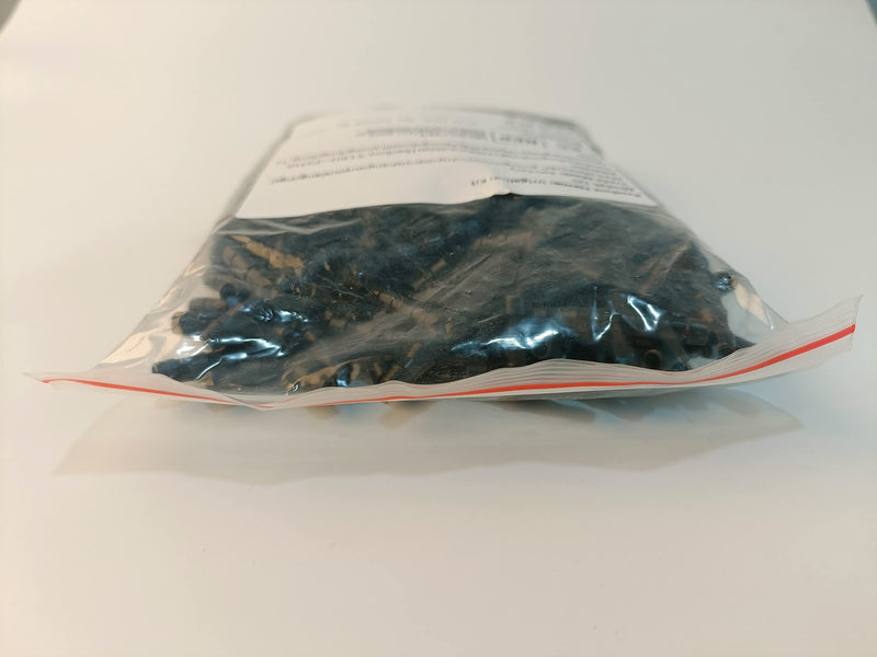 [Australia - AusPower] - 100pcs 1/4" Universal Barbed Tee Fittings, Kalolary Barbed Connectors Drip Irrigation for 1/4 Inch Water Hose Connectors 4mm/7mm Water Tube Drip Irrigation Watering System 100pieces 