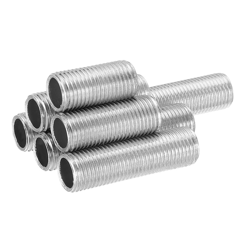 [Australia - AusPower] - MECCANIXITY Lamp Pipe Kit with Lock Nuts Teeth Washers 1/8IP Thread Fasteners Assortment for Chandelier Ceiling Light Repair Assembly DIY Hardware, Pack of 126 