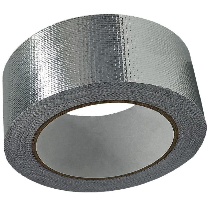 Professional Adhesive Tape for Sound Deadening Installation Finishing Sealing, Reinforced Aluminum Foil Tape (Silver Rip-Stop), 2.0 in Widen 6.0 Mils Thickness
