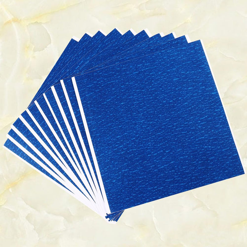 12PCS 3D Printer Heat Bed Tape, 8.3 x 7.9 Inch High Temperature Masking Paper, Adhesive Build Surface Sticker Sheet, Hot Bed Platform Replacement for 3D Printing Filament Accessories