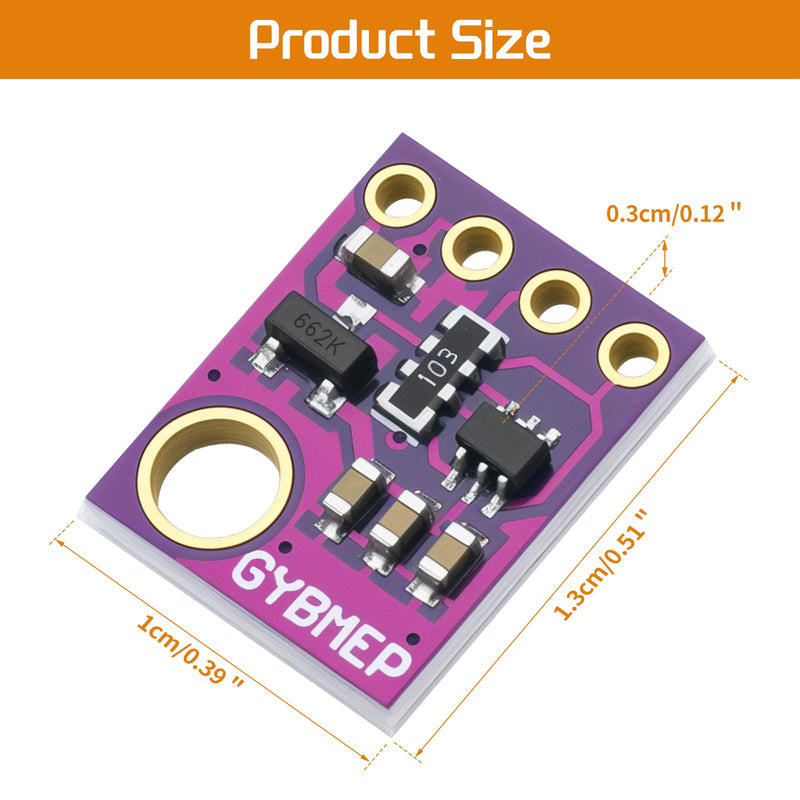 [Australia - AusPower] - 10pcs BMP280 5V Sensor Module GY-BMP280-5 Atmospheric Pressure Sensor Temperature Humidity Sensor I2C Interface Compatible with Arduino 