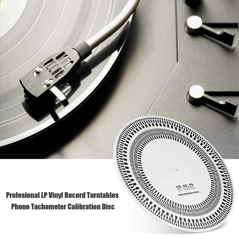 [Australia - AusPower] - Turntable Strobe Disc, Profesional LP Turntables Record Disc Calibration Disc Stroboscope Disc Tests 33/45/78RPM 