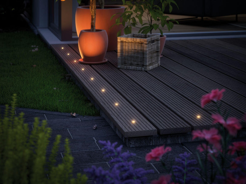 Paulmann 936.95 Outdoor Plug & Shine EBL Set MicroPen II IP67 3000K incl. Driver 93695 Recessed Light Outdoor Recessed Light