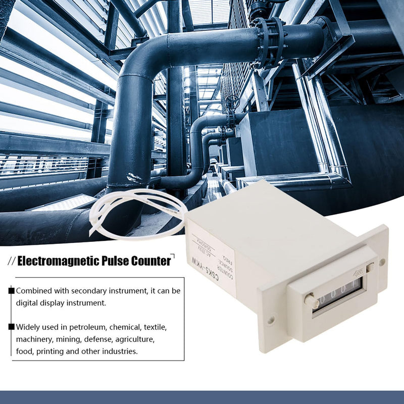 [Australia - AusPower] - YWBL-WH CSK5-YKW 5 Digit Electromagnetic Pulse Counter (AC110V) 