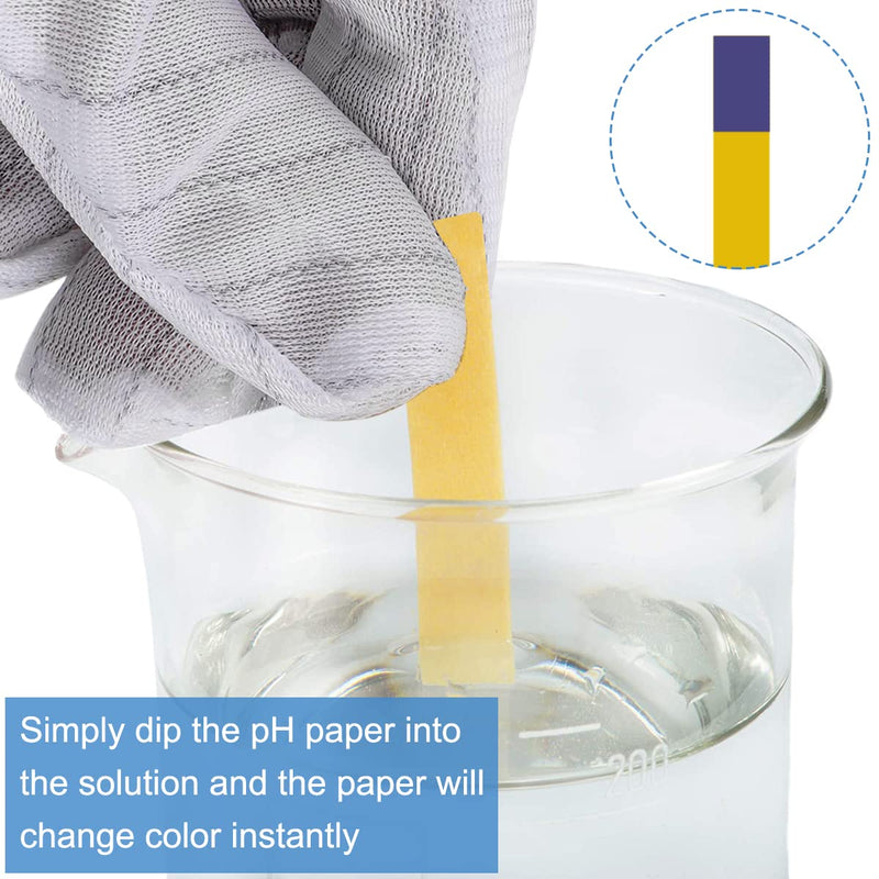 [Australia - AusPower] - 800 Strips pH 1-14 Test Paper Litmus Paper Extensive Test Paper Test Indicator for Drug Testing Soil Water soap Aquariums Testing, 10 Pack 