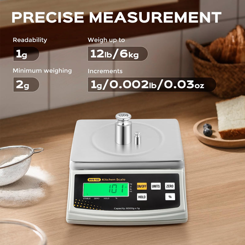[Australia - AusPower] - 600g, 0.01g Lab Scale and 6kg, 1g Kitchen Scale 