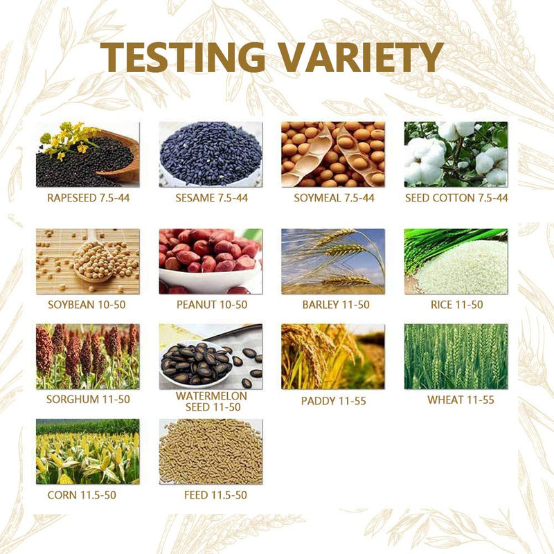 [Australia - AusPower] - Portable Hay Meter, Digital LCD Meter for Wheat Corn Rice Peanut Soybean 