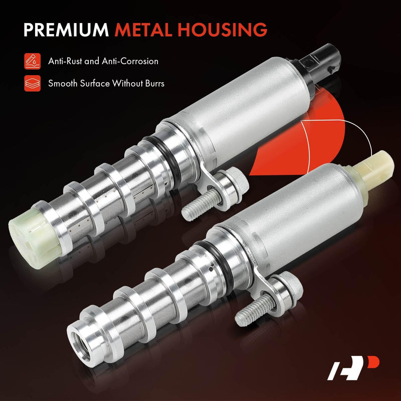 [Australia - AusPower] - A-Premium 2-PC Intake & Exhaust Engine Variable Valve Timing (VVT) Solenoid Compatible with Chevrolet Equinox, Malibu, Traverse, Impala, Camaro, Colorado & GMC Terrain, Acadia & Buick & Cadillac 