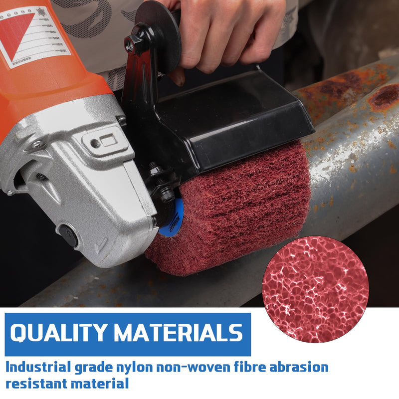 [Australia - AusPower] - MOGRQAP Sanding Roller Brush Grit 60 Sanding Sleeves Sanding Roll Brush Sanding Rollers for Satin Machine Brush Machine Wood Metal Surface Polishing 60 Grit 