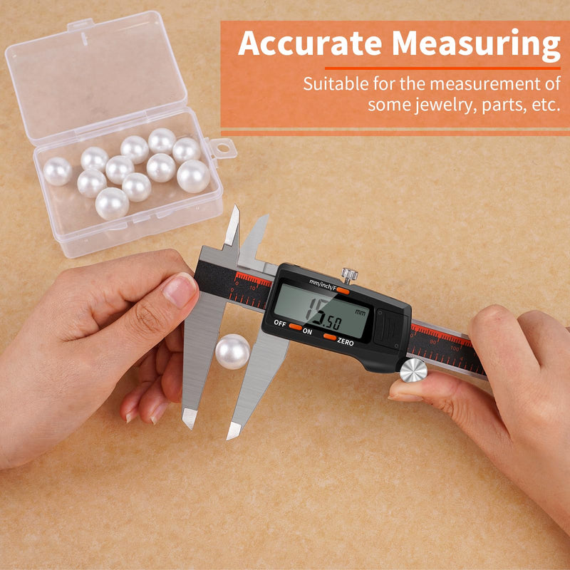 [Australia - AusPower] - Digital Caliper 12 Inch,HARDELL Caliper Measuring Tool with Large LCD Screen,Electronic Digital Vernier Caliper Auto-Off Feature,Inch/MM/Fraction,Digital Ruler for 3D Printing/Jewelers/Woodworkers 