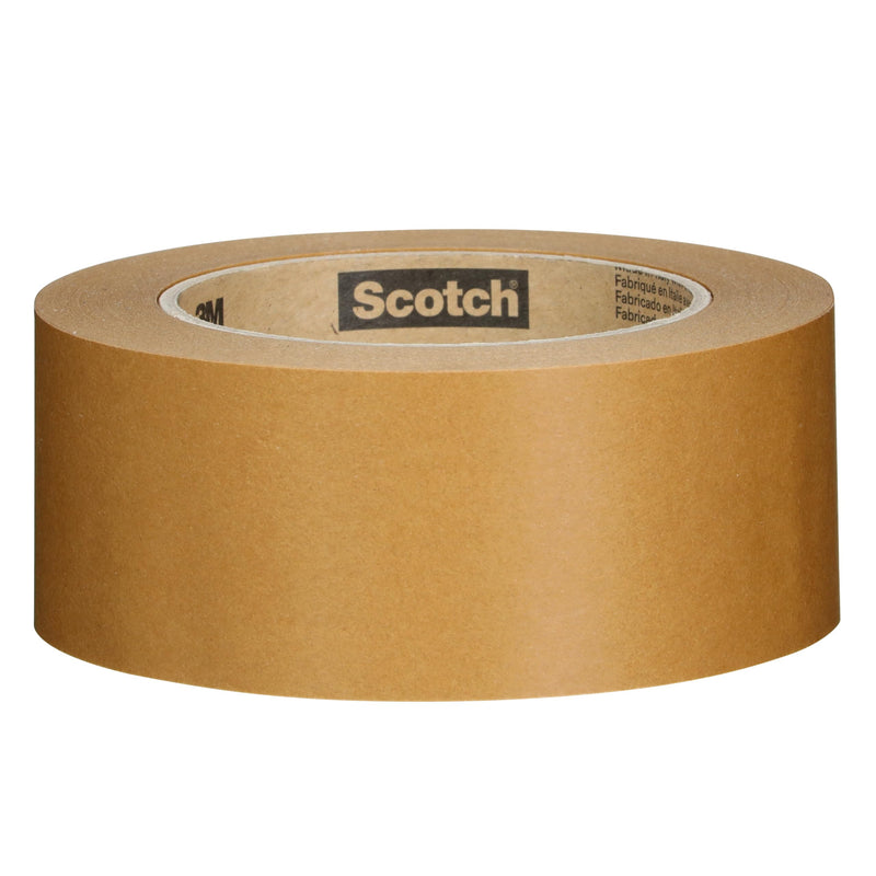 3M Scotch Performance Paper Box Sealing Tape 570, 1.9" x 55 yd (48 mm x 50 m), 1 Roll, Brown, Recycle-Compatible, Great for Packaging, Shipping, and Moving 1.8" x 55 yd Single Roll