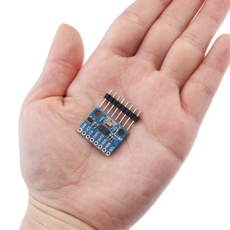 [Australia - AusPower] - 2Pcs GY-291 ADXL345 3-Axis Digital Acceleration of Gravity Tilt Inclination Module IIC/SPI Transmission 