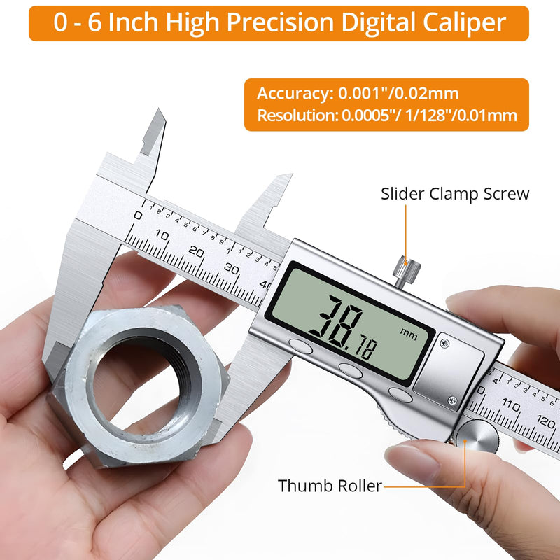 [Australia - AusPower] - Neoteck Professional Engineering Kit: Non-Contact Voltage Tester Pen & Auto Ranging Digital Multimeter AC/DC Voltage, Current, Continuity, LED Flashlight, Buzzer Alarm 