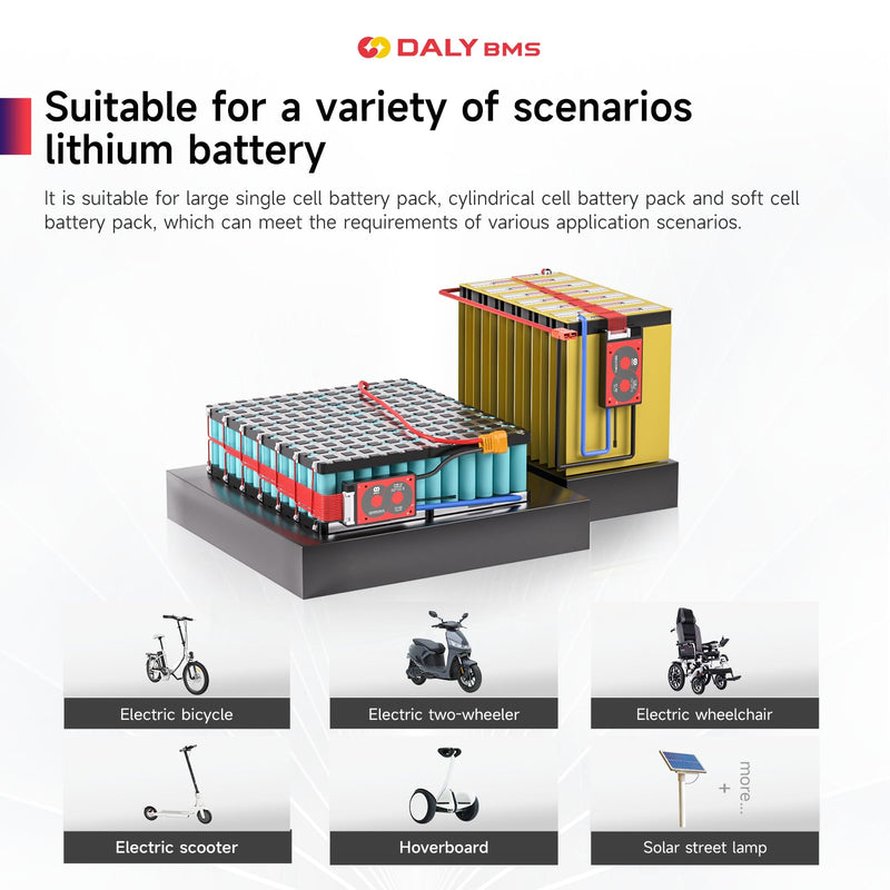 [Australia - AusPower] - DALY 3S-24S BMS 15A to 200A Protective Board with Balance Wire and Temperature Sensor for Lithium Battery Pack (Li-ion 10S 36V, 20A) Li-ion 10S 36V 20A 